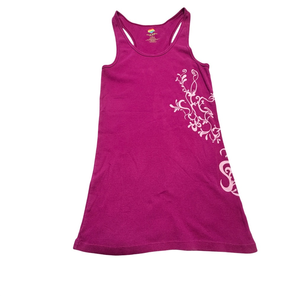 Y2K Old Navy Tank Top Women‎ L Ribbed Stretch Bratz Fairy Whimsigoth Streetwear